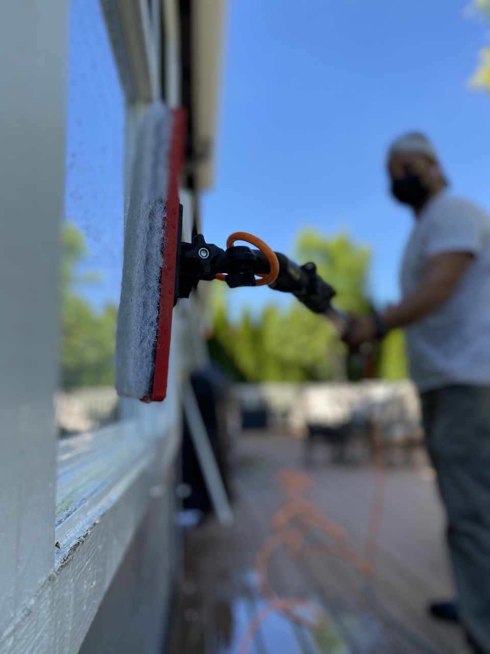 Updated entryway with refreshed landscaping